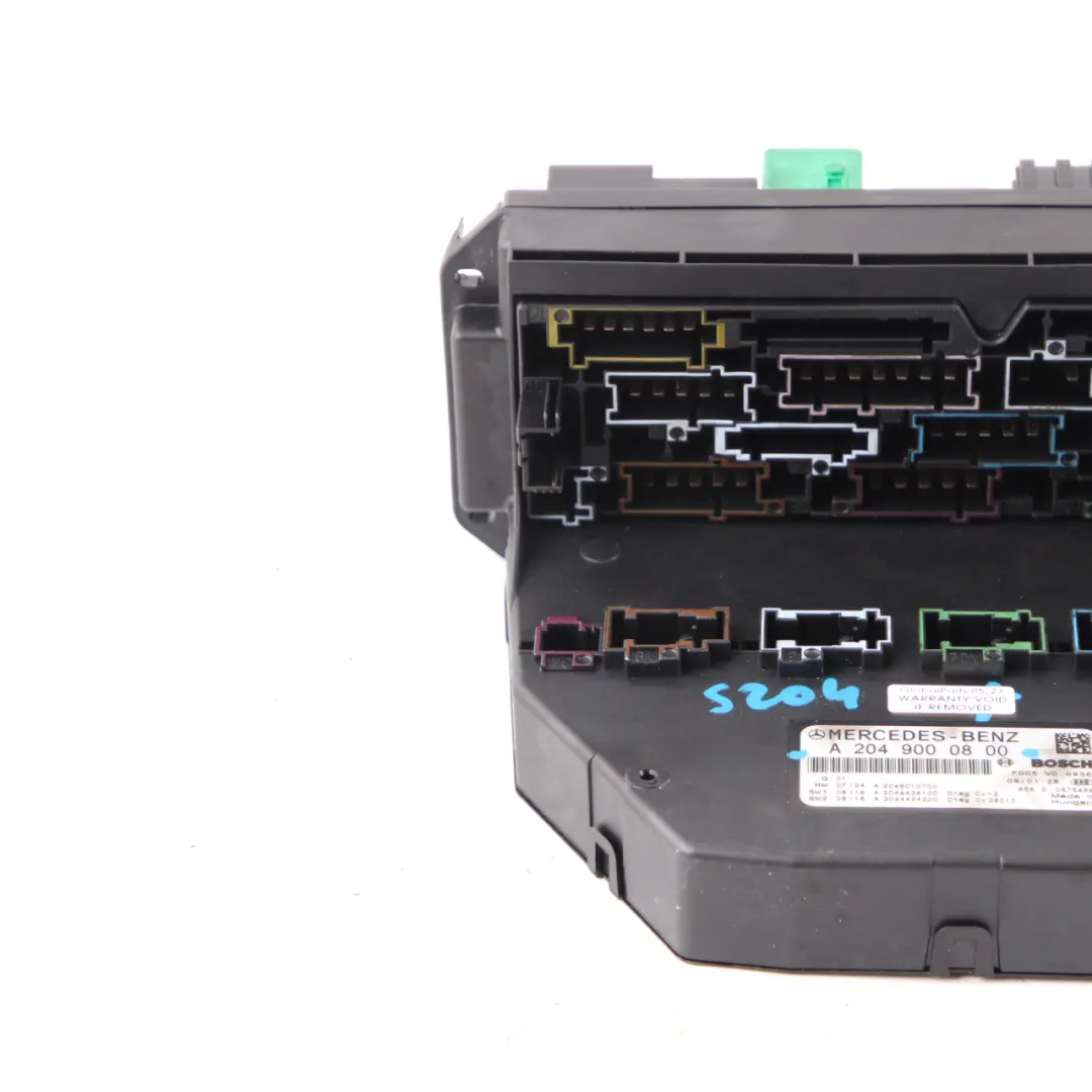 Fuse Box Mercedes W204 S204 SAM Control Unit Module Relay to with Part number A2049000800 Fuse Box Mercedes W204 S204 SAM Control Unit Module Relay - SKU A2049000800 - Part number A2049000800