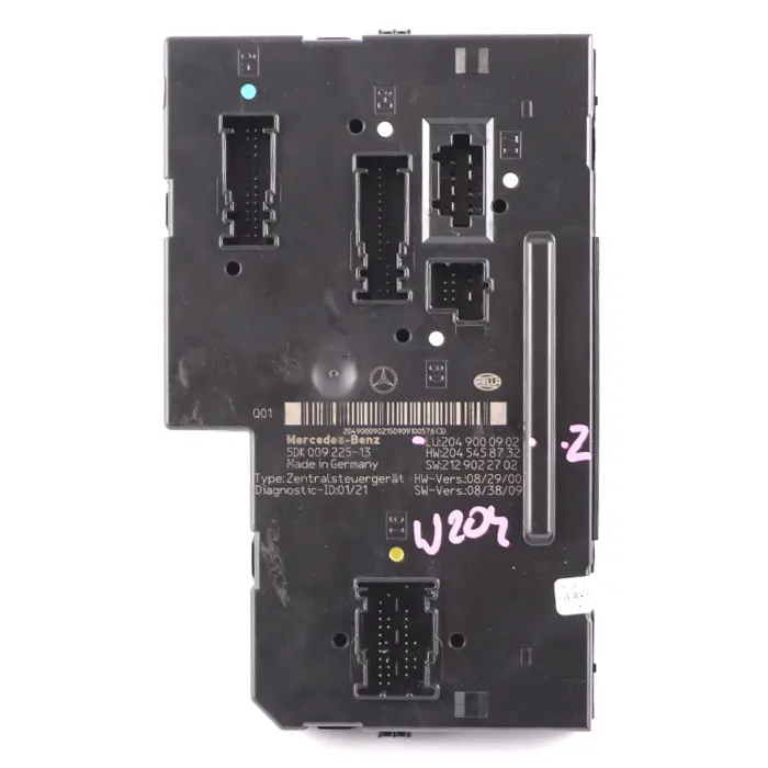 SAM Control Unit Module to Mercedes W204 Rear with Part number A2049000902 Mercedes W204 Rear SAM Control Unit Module - SKU A2049000902-2 - Part number A2049000902
