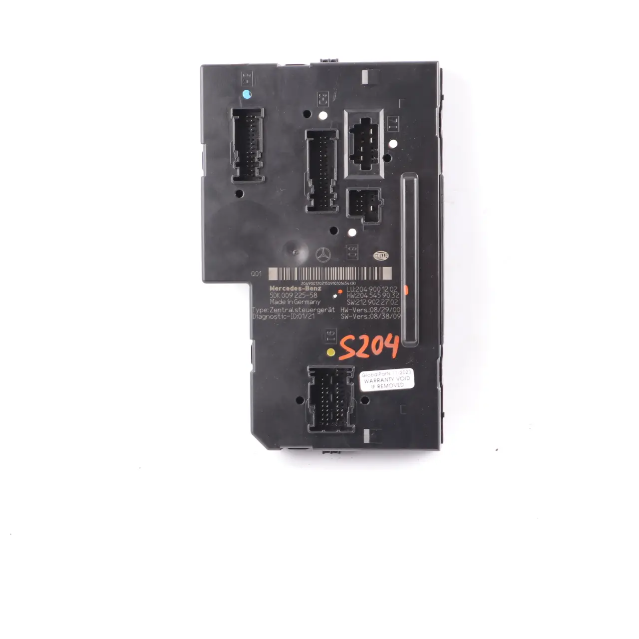 Mercedes W204 S204 Estate Module de l'unité de contrôle SAM arrière A2049001202