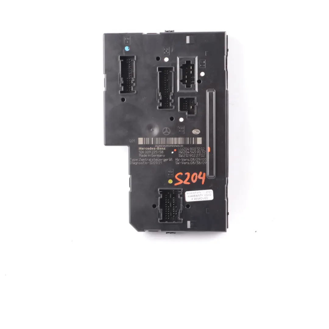 Modulo unità di controllo SAM posteriore per Mercedes W204 S204 Estate con numero di parte A2049001202 Mercedes W204 S204 Estate Modulo unità di controllo SAM posteriore - SKU A2049001202 - Numero di parte A2049001202