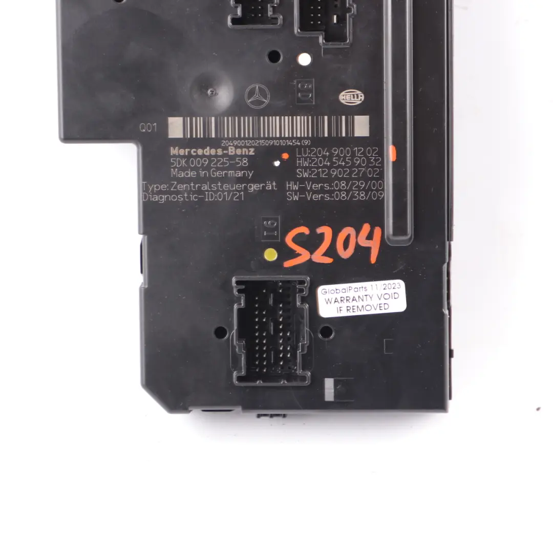 T-Modell SAM-Steuergerät hinten Modul Mercedes W204 S204 - SKU A2049001202 - Teilenummer A2049001202
