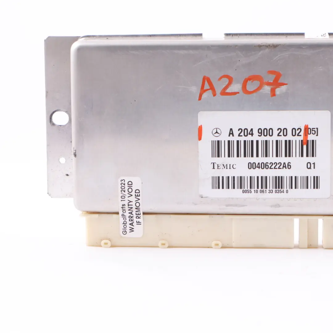 Moduł Sterownik Regulacji Tłumienia do Mercedes W204 C207 o numerze A2049002002 Mercedes W204 C207 Moduł Sterownik Regulacji Tłumienia - SKU A2049002002 - Numer Części A2049002002