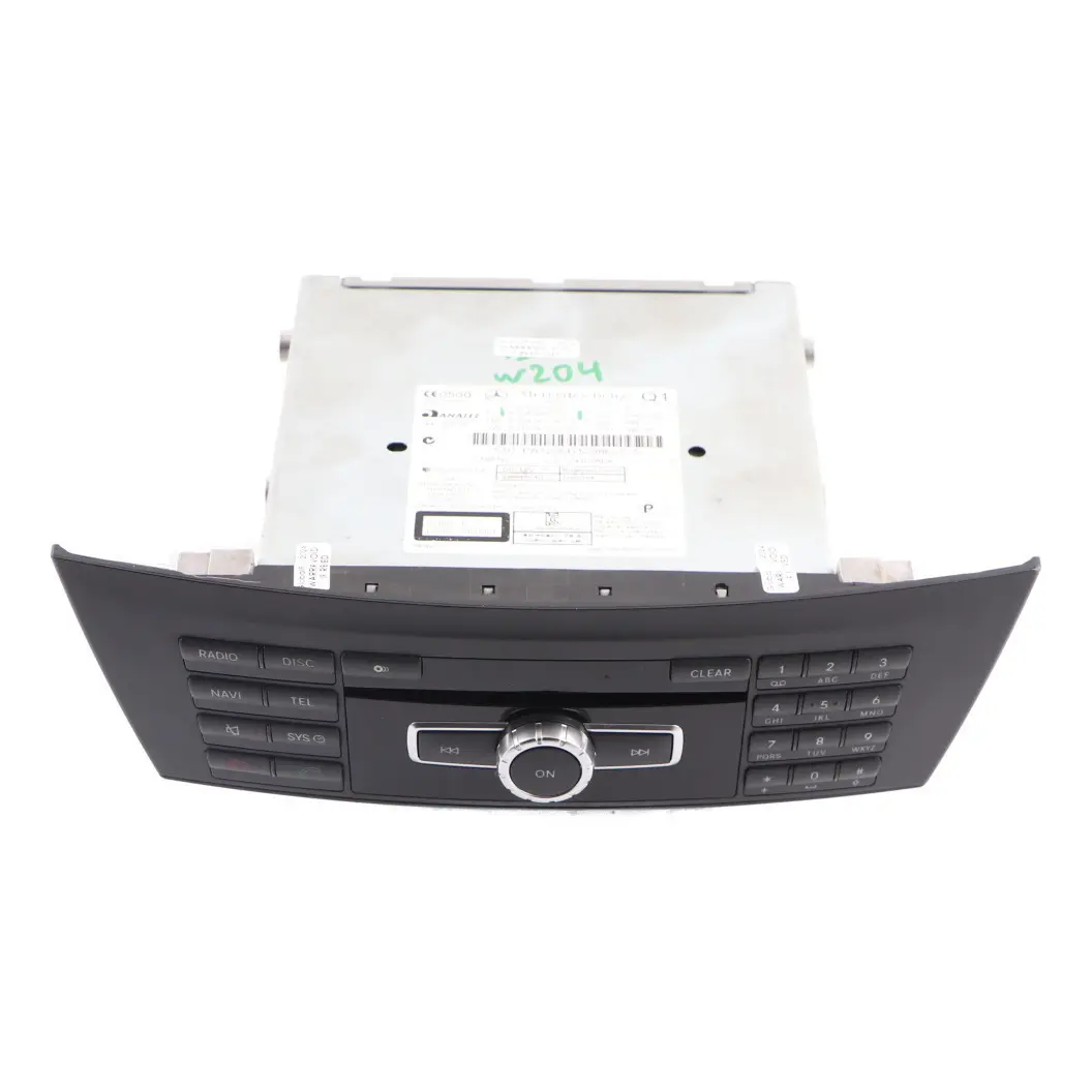 Sat Nav CD Player Radio Stereo Head Unit W204 to W204 Mercedes with Part number A2049002013 W204 Mercedes Sat Nav CD Player Radio Stereo Head Unit W204 - SKU A2049002013 - Part number A2049002013