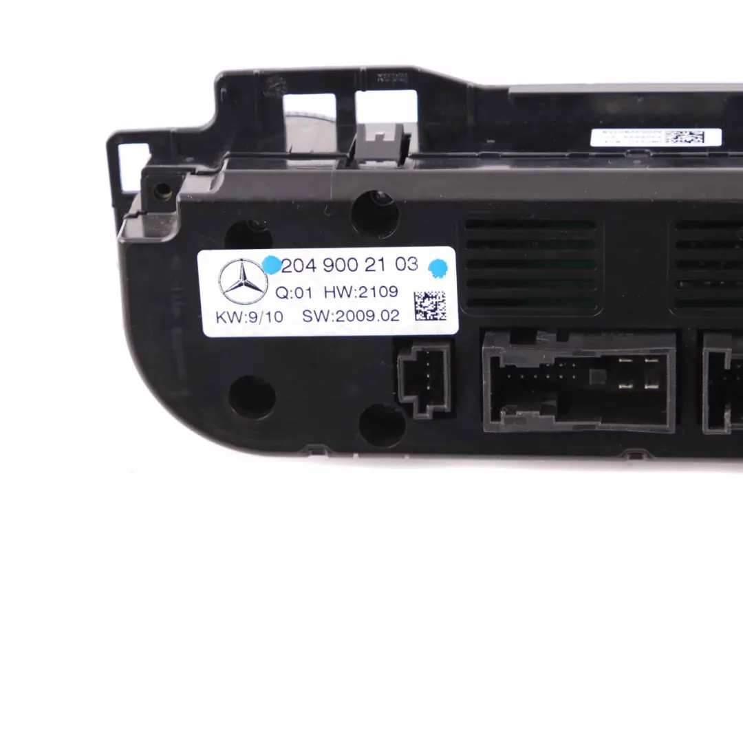 Chauffage Climatisation Interrupteur Bouton Panneau pour Mercedes W204 à propos du numéro de pièce A2049002103 Mercedes W204 Chauffage Climatisation Interrupteur Bouton Panneau - SKU A2049002103 - Numéro de pièce A2049002103