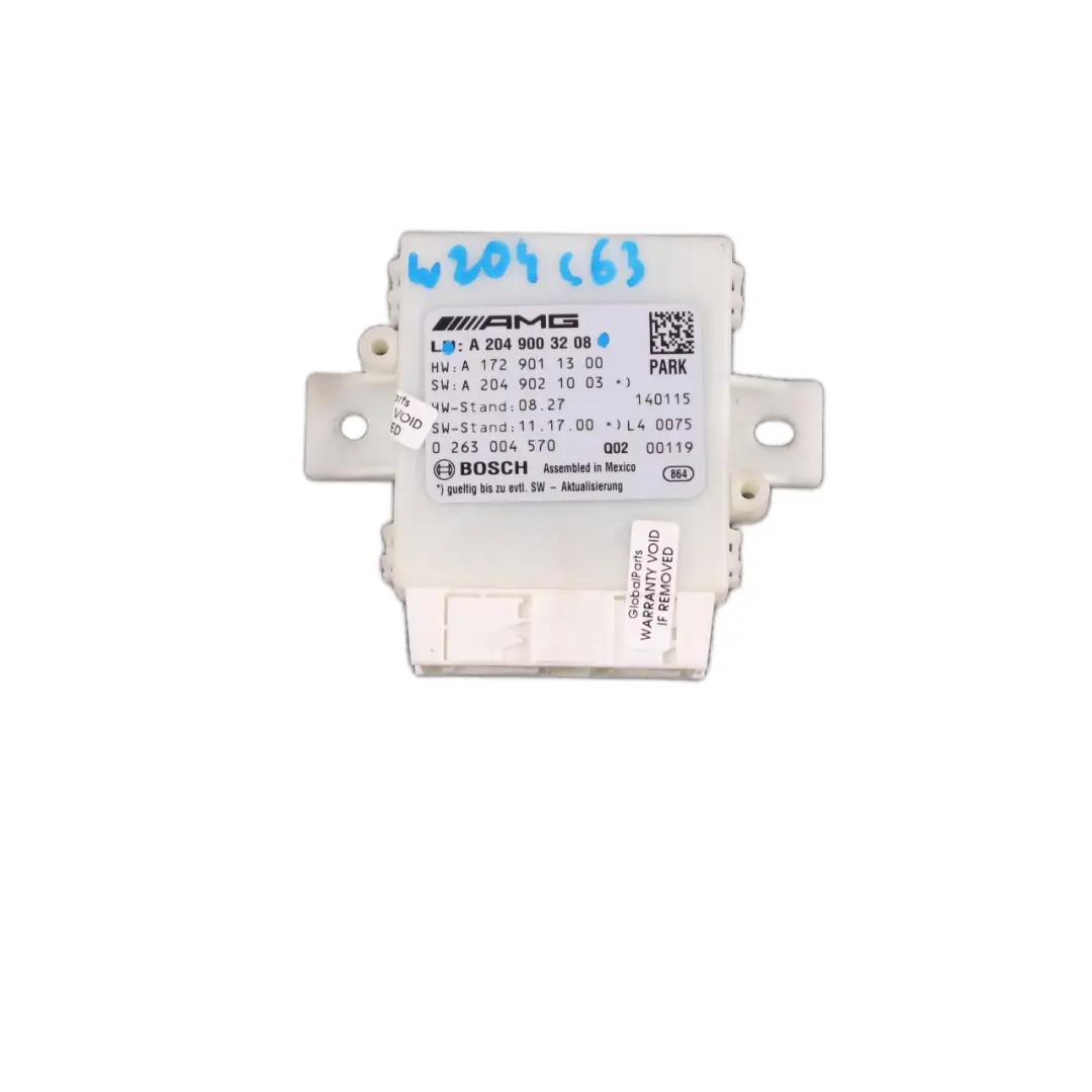 C63 AMG Moduł PDC Parktronik Modułu Parkowania do Mercedes W204 o numerze A2049003208 Mercedes W204 C63 AMG Moduł PDC Parktronik Modułu Parkowania - SKU A2049003208 - Numer Części A2049003208