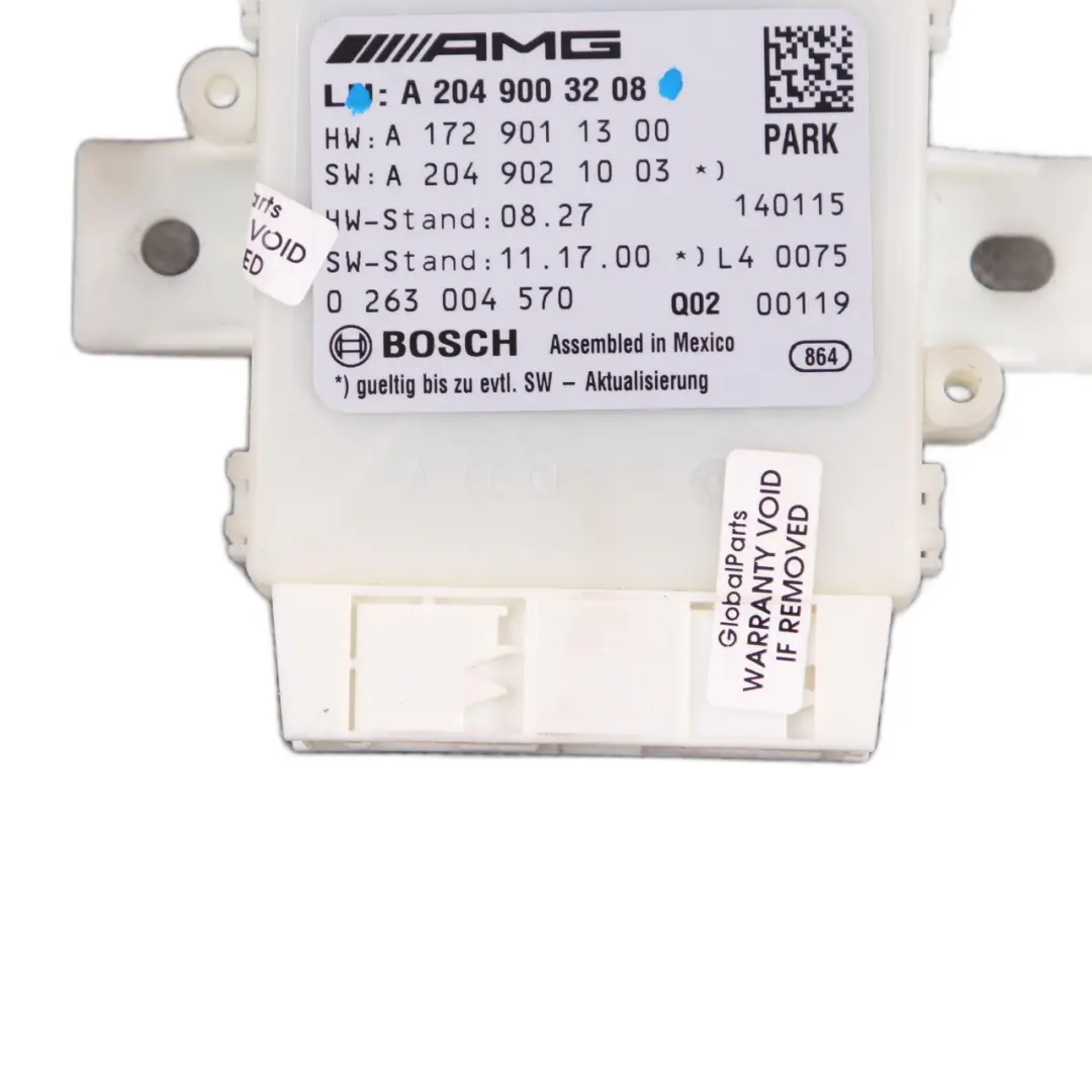 C63 PDC Parkdistanzsteuergerät Modul Sensor für Mercedes W204 mit Teilenummer A2049003208 Mercedes W204 C63 PDC Parkdistanzsteuergerät Modul Sensor - SKU A2049003208 - Teilenummer A2049003208