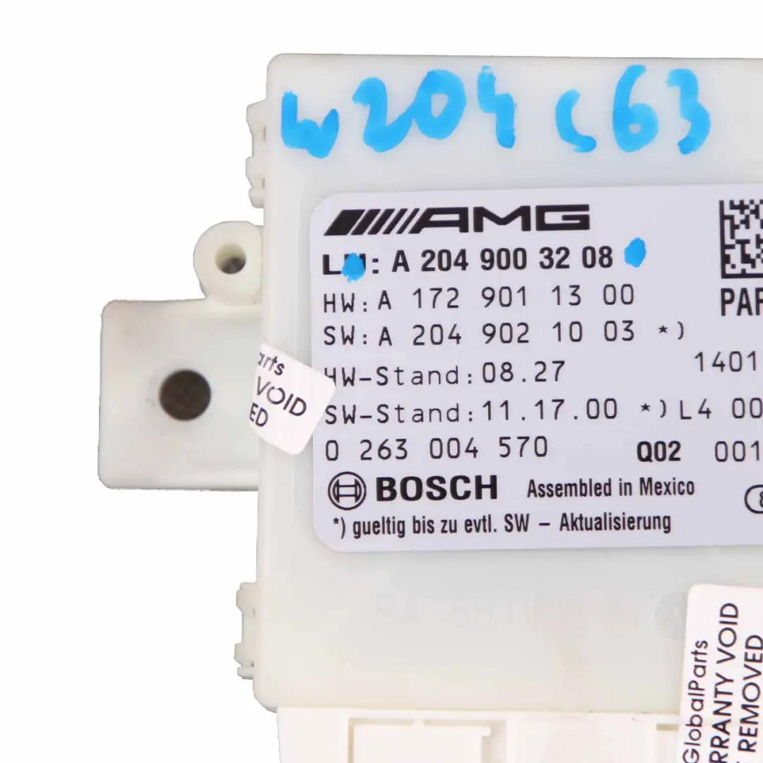 C63 PDC Parkdistanzsteuergerät Modul Sensor für Mercedes W204 mit Teilenummer A2049003208 Mercedes W204 C63 PDC Parkdistanzsteuergerät Modul Sensor - SKU A2049003208 - Teilenummer A2049003208