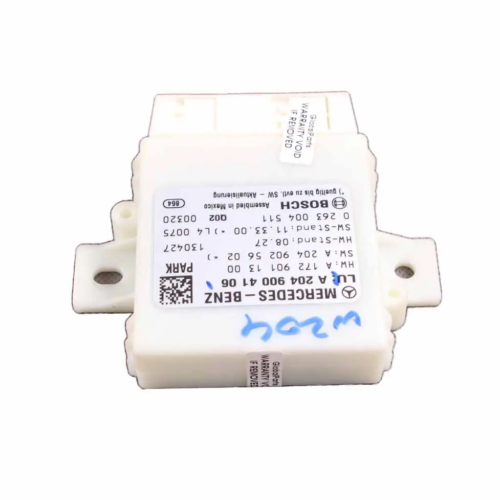 Parktronic Mercedes W204 PDC Unité contrôle capteurs stationnement pour à propos du numéro de pièce A2049004106 Parktronic Mercedes W204 PDC Unité contrôle capteurs stationnement - SKU A2049004106 - Numéro de pièce A2049004106