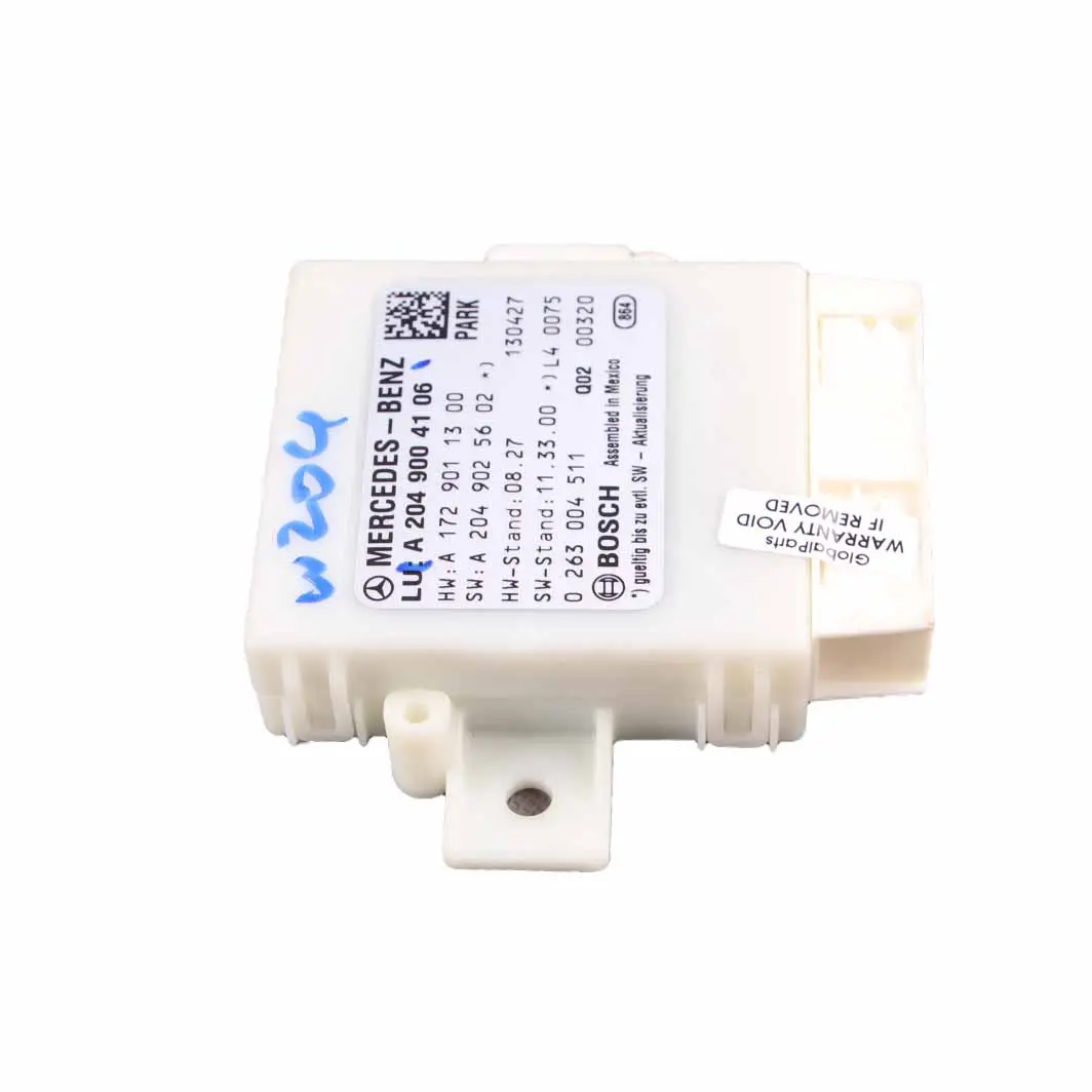 Sterownik PDC Moduł Parkowania do Mercedes W204 o numerze A2049004106 Mercedes W204 Sterownik PDC Moduł Parkowania - SKU A2049004106 - Numer Części A2049004106