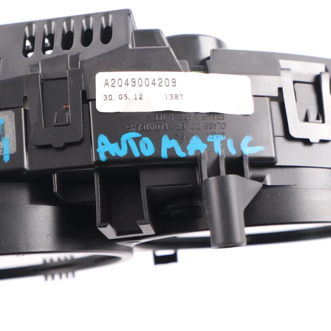 Instrument Cluster Gauge Speedo RPM Automatic to Mercedes W204 Petrol with Part number A2049004209 Mercedes W204 Petrol Instrument Cluster Gauge Speedo RPM Automatic - SKU A2049004209 - Part number A2049004209