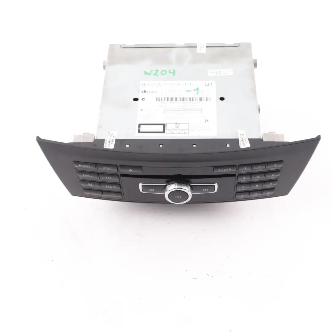 Navegación CD Player Radio Stereo Sat Nav Head Unit para Mercedes W204 con número de pieza A2049005112 Mercedes W204 Navegación CD Player Radio Stereo Sat Nav Head Unit - SKU A2049005112-1 - Número de pieza A2049005112