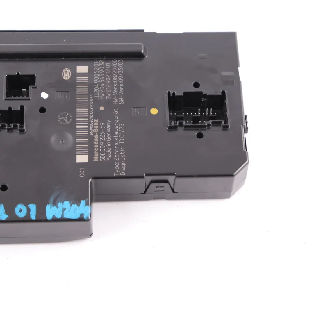  SAM Módulo Mercedes W204 Unidad Control Eléctrico Caja De Fusibles - SKU A2049005201 - Número de pieza A2049005201