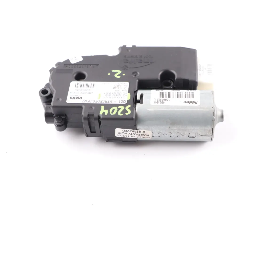 Mercedes S204 W204 Toit Panoramique Coulissant Moteur Toit Solaire - SKU A2049005310 - Numéro de pièce A2049005310