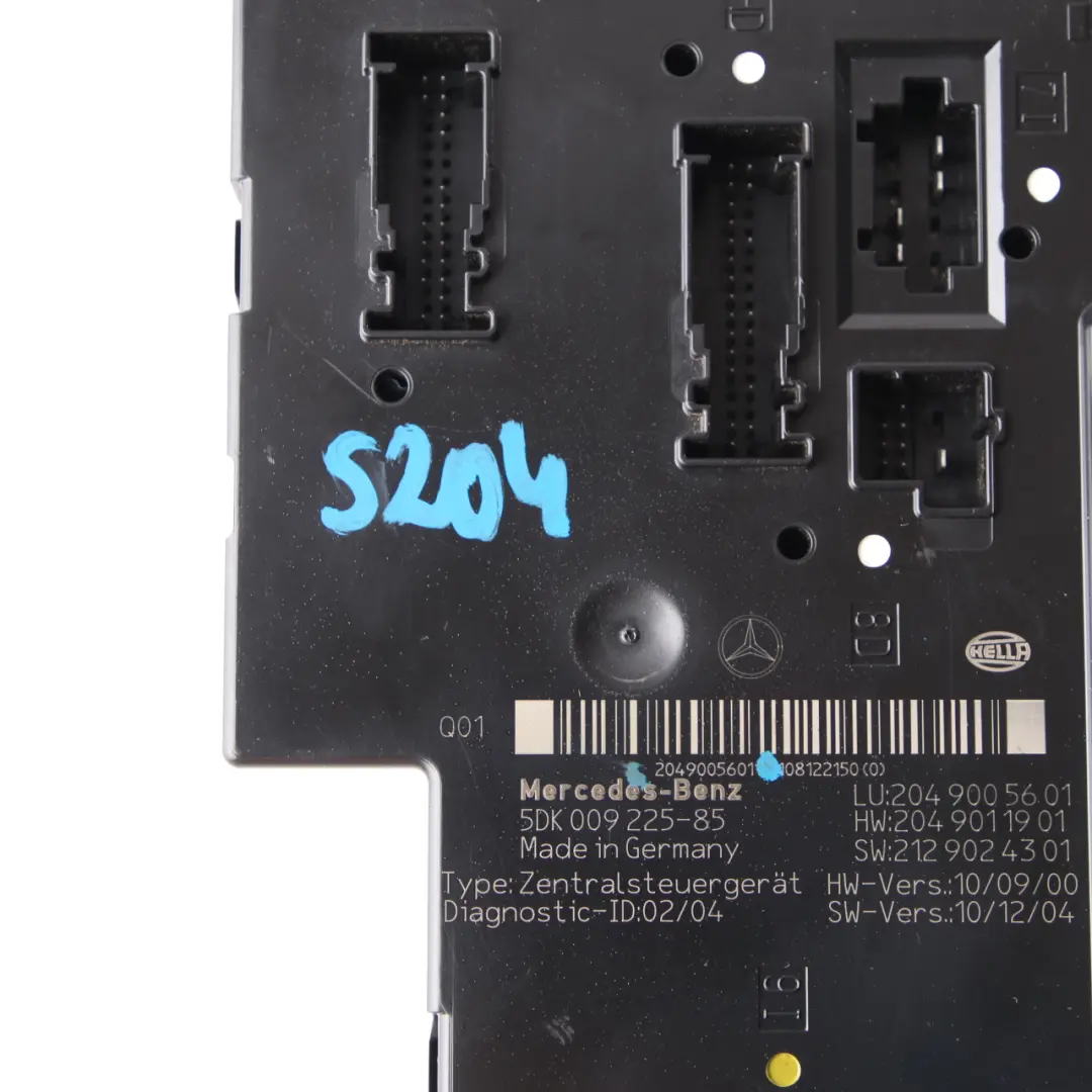 SAM Steuergerät Modul Hinten für Mercedes W204 S204 Kombi mit Teilenummer A2049005601 Mercedes W204 S204 Kombi SAM Steuergerät Modul Hinten - SKU A2049005601 - Teilenummer A2049005601