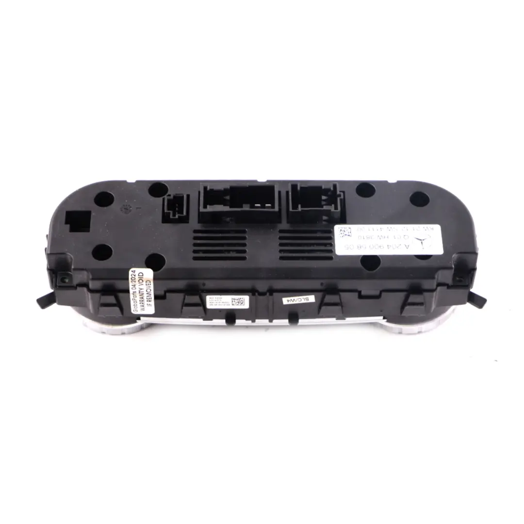 Mercedes W204 Heizung Klima Bedienfeld Air Con Schalter Einheit - SKU A2049005805-3 - Teilenummer A2049005805