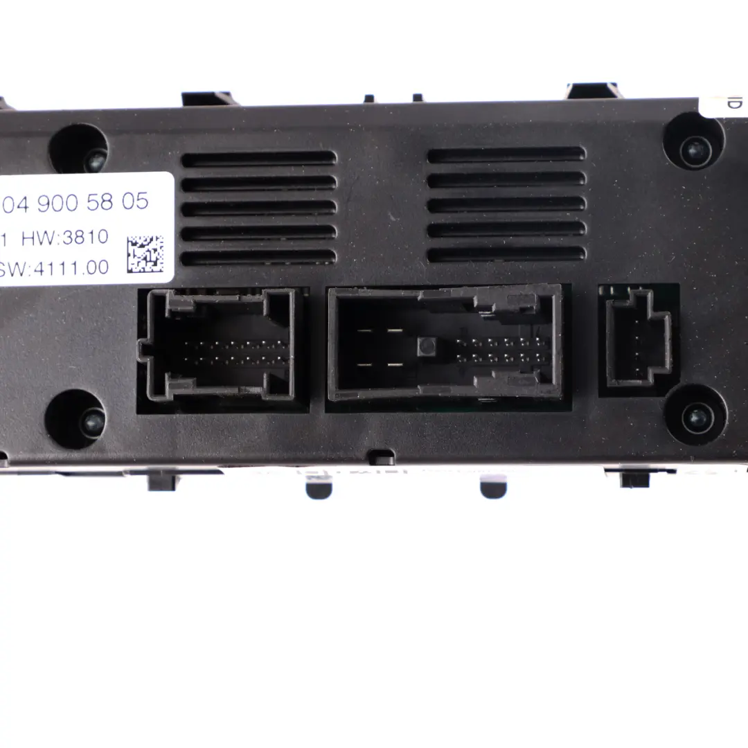 Riscaldatore Climatizzatore Pannello Controllo Unità per Mercedes W204 con numero di parte A2049005805 Mercedes W204 Riscaldatore Climatizzatore Pannello Controllo Unità - SKU A2049005805-3 - Numero di parte A2049005805