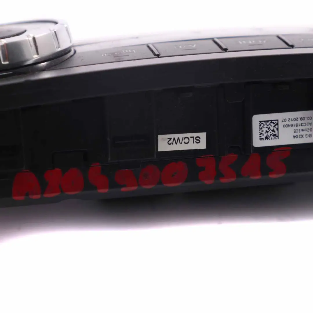 Air Panel Mercedes W204 Heater Climate Control Switch Conditioning - SKU A2049005805 - Part number A2049005805