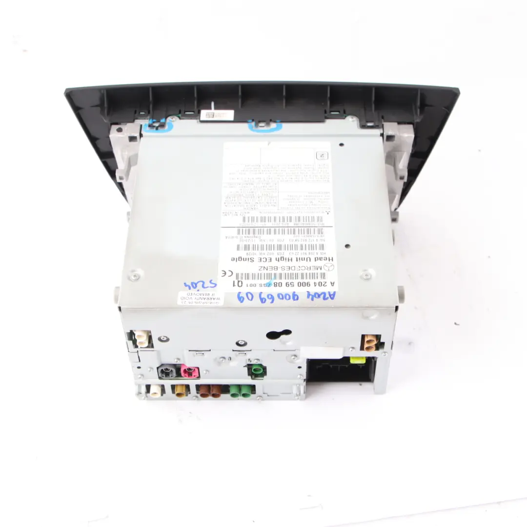 Mercedes W204 Navigation CD Player COMAND Radio Sat Nav Head Unit - SKU A2049005908-1 - Part number A2049005908
