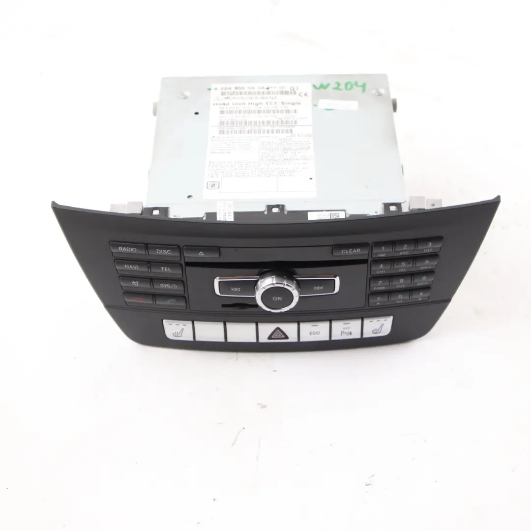Mercedes W204 COMAND Navigation CD Player Radio Sat Nav Head Unit - SKU A2049005908 - Part number A2049005908