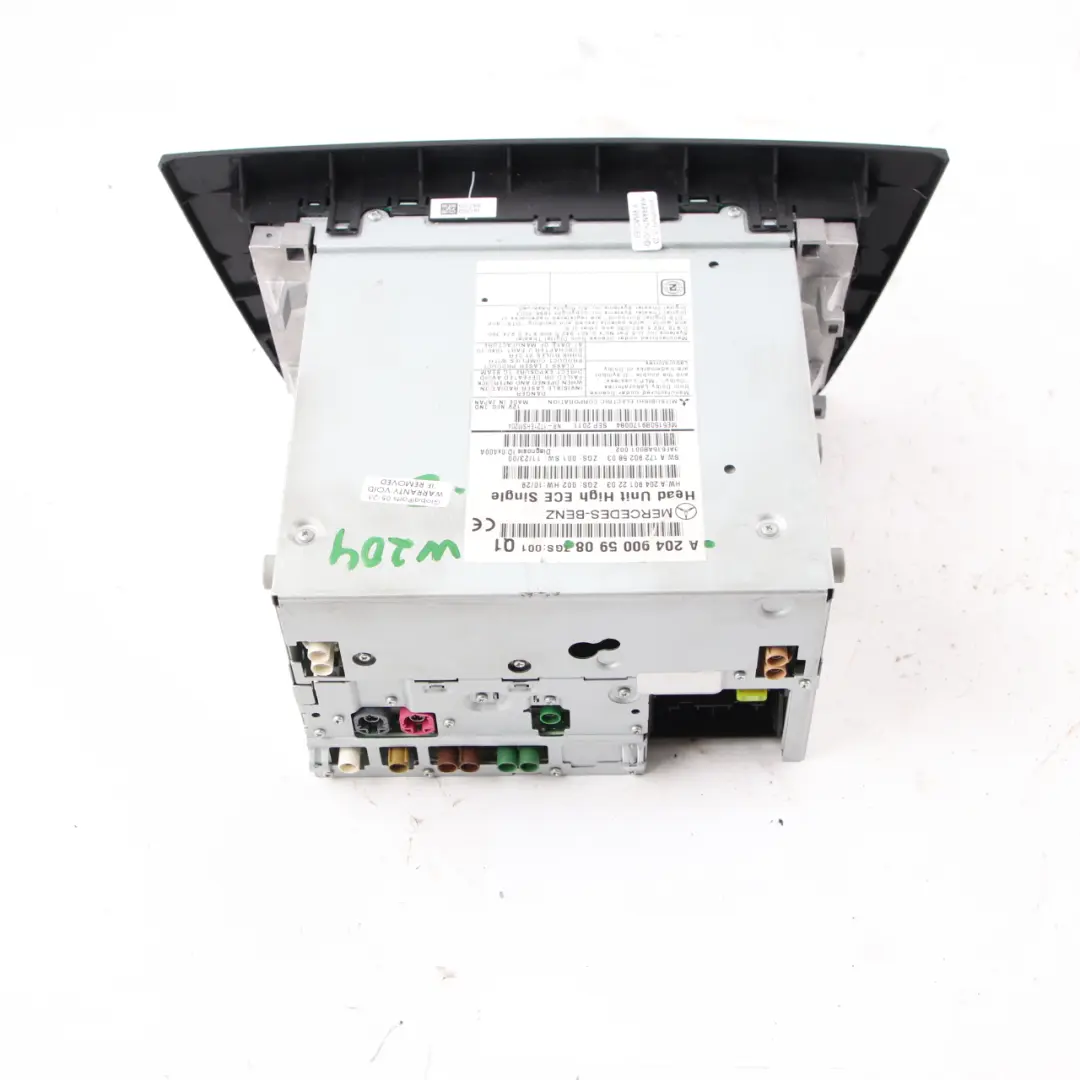 Mercedes W204 COMAND Navigation CD Player Radio Sat Nav Head Unit - SKU A2049005908 - Part number A2049005908