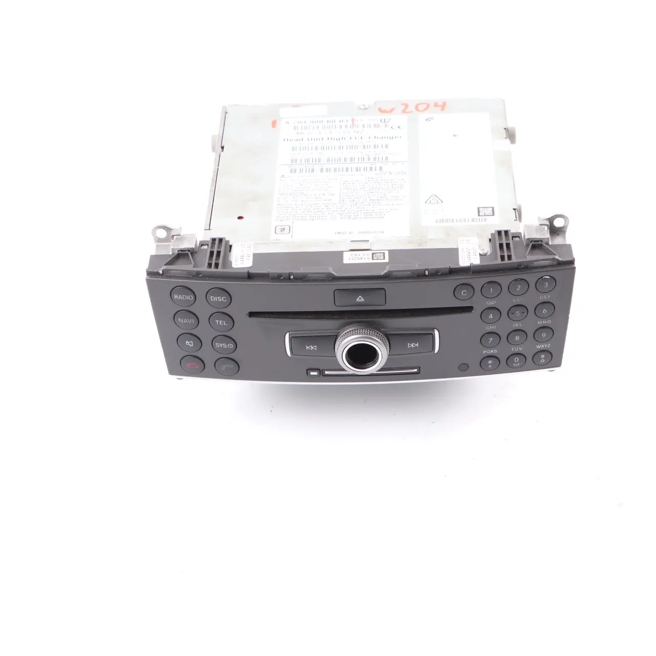 Radio Player Mercedes W204 Audio 20 Navi CD Player Head Unit A2049006003