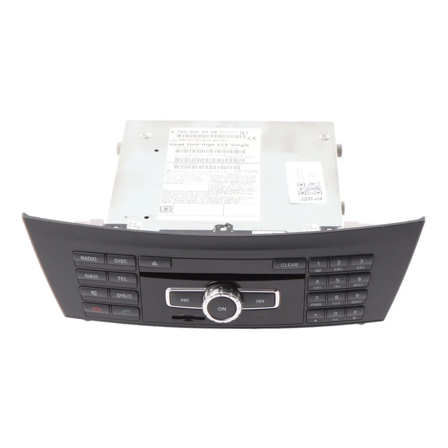 Mercedes W204 Navigation CD Player Radio Stereo Sat Nav Head Unit A2049006009