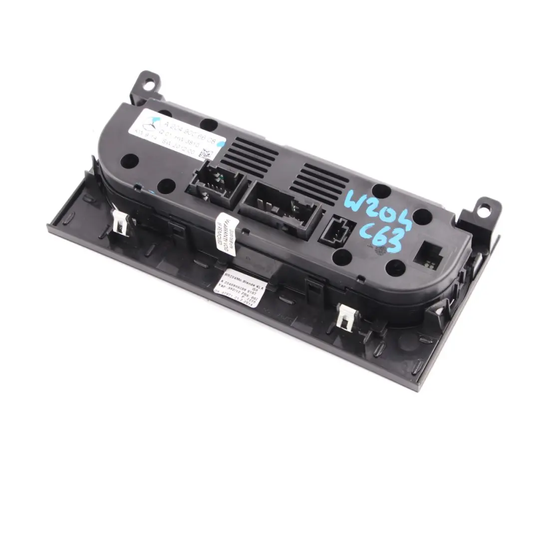 Unidad Aire Acondicionado Panel Control Interruptor Módulo para Mercedes W204 con número de pieza A2049006608 Mercedes W204 Unidad Aire Acondicionado Panel Control Interruptor Módulo - SKU A2049006608 - Número de pieza A2049006608
