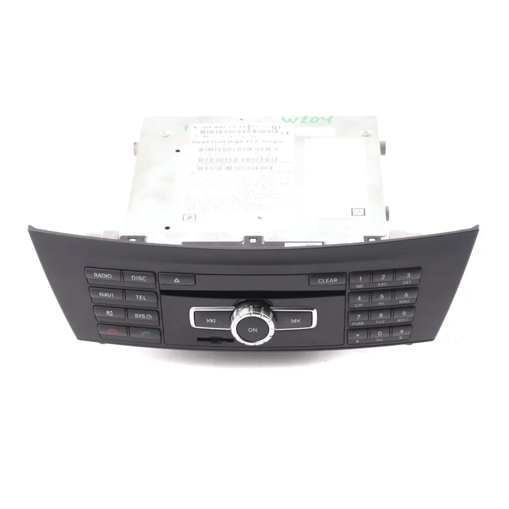 Navigation CD Player Radio Stereo Sat Nav Head Unit to Mercedes W204 with Part number A2049007111 Mercedes W204 Navigation CD Player Radio Stereo Sat Nav Head Unit - SKU A2049007111 - Part number A2049007111