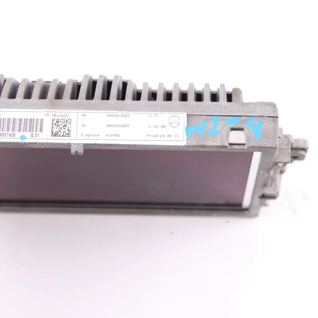  Pantalla Mercedes W204 W212 Información Navegación Salpicadero A2129004307 - SKU A2049007408 - Número de pieza A2049007408