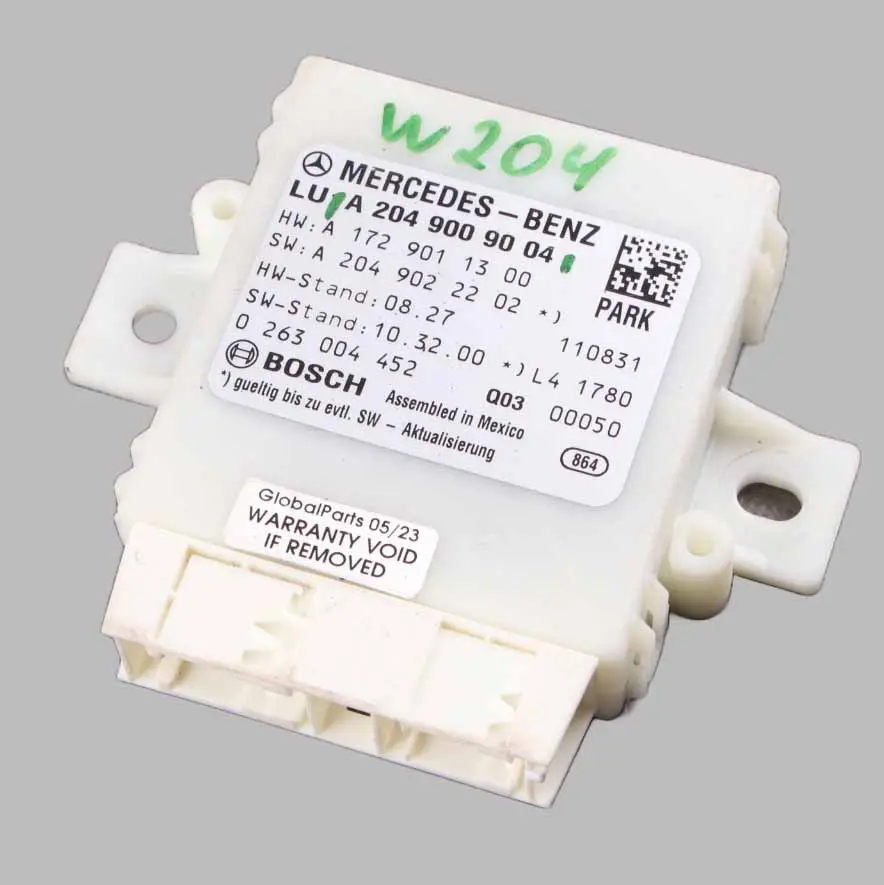 PDC Module stationnement Capteur unité contrôle distance pour Mercedes W204 S204 à propos du numéro de pièce A2049009004 Mercedes W204 S204 PDC Module stationnement Capteur unité contrôle distance - SKU A2049009004 - Numéro de pièce A2049009004