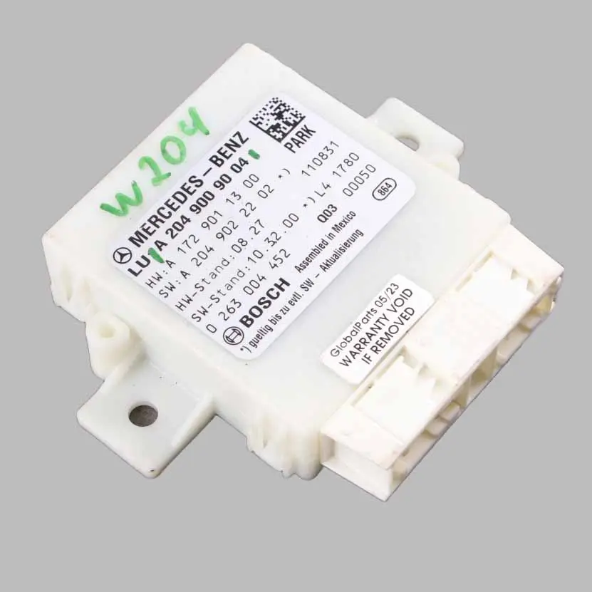  Parking Module Mercedes W204 S204 PDC Distance Control Unit Sensor - SKU A2049009004 - Part number A2049009004