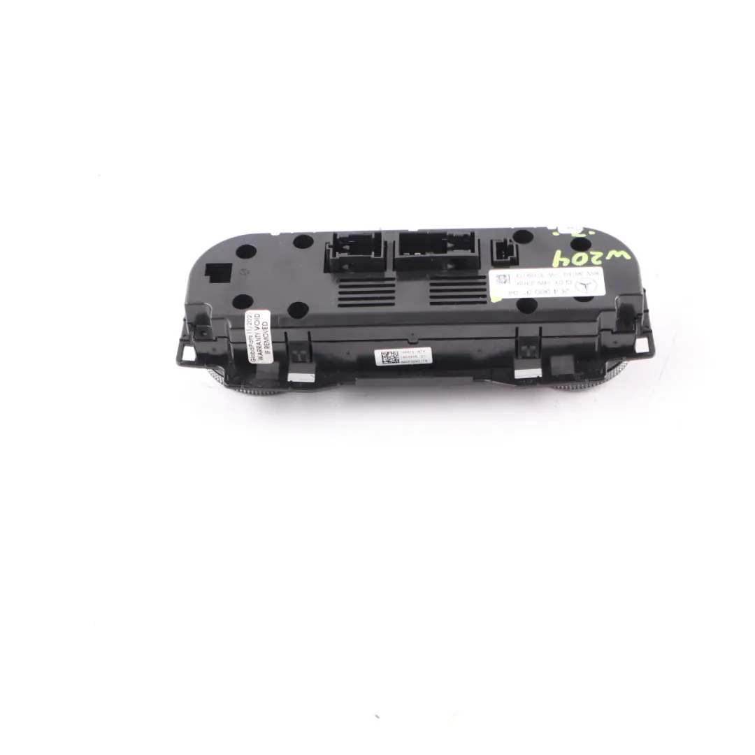 Mercedes W204 Heater Climate Control Panel Switch Air Con A/C Unit - SKU A2049009104-1 - Part number A2049009104