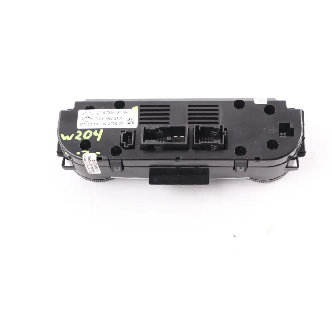 Mercedes W204 Heater Climate Control Panel Switch Air Con A/C Unit - SKU A2049009104-1 - Part number A2049009104