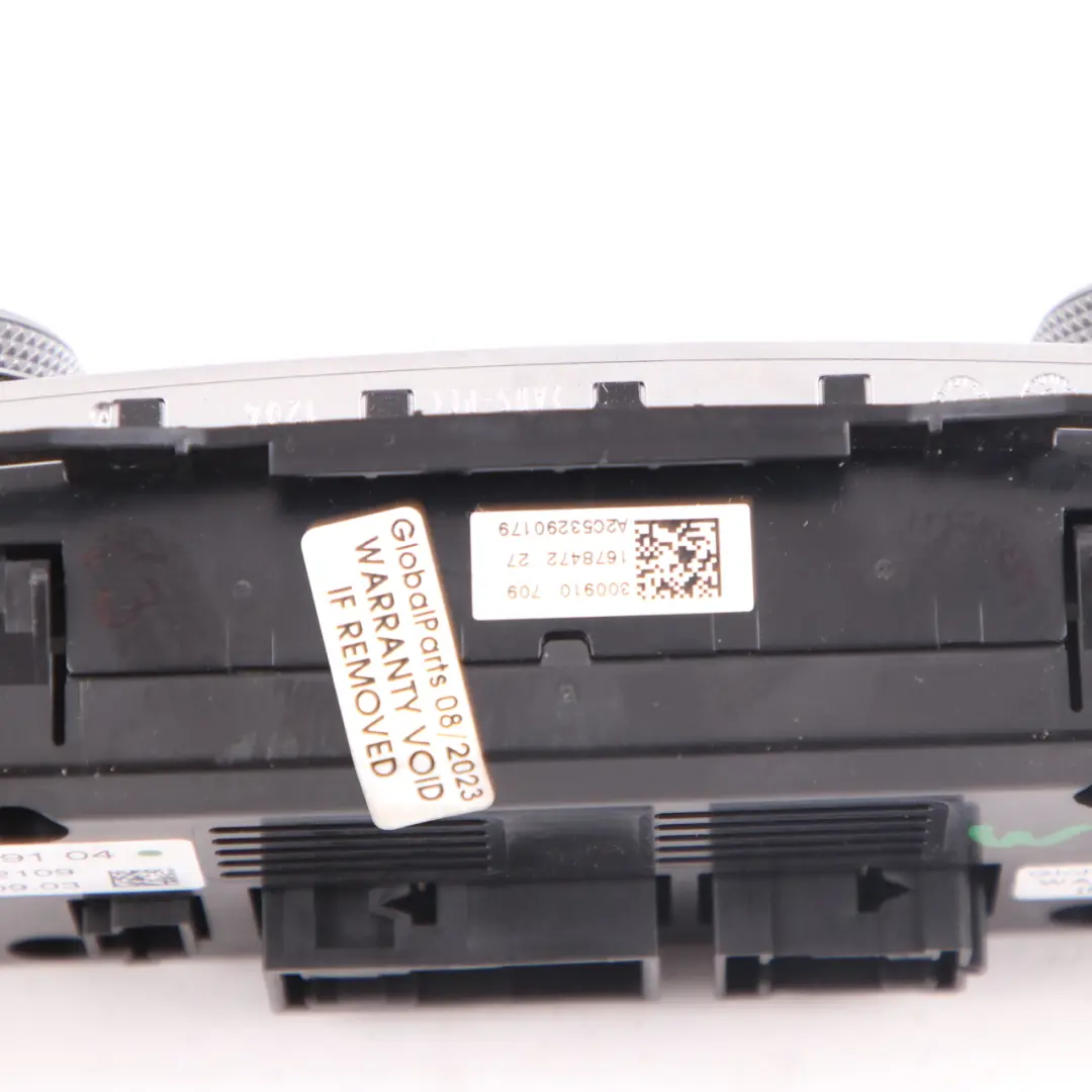 Mercedes W204 Heizung Klima Control Panel Schalter Air ConEinheit - SKU A2049009104 - Teilenummer A2049009104