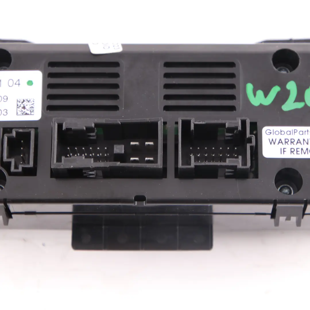 Panneau de Contrôle de Climatisation Interrupteur pour Mercedes W204 à propos du numéro de pièce A2049009104 Mercedes W204 Panneau de Contrôle de Climatisation Interrupteur - SKU A2049009104 - Numéro de pièce A2049009104