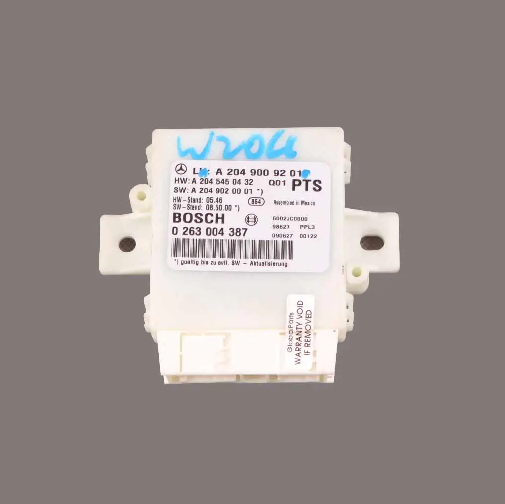 PDC Moduł Sterownik Parkowania do Mercedes W204 o numerze A2049009201 Mercedes W204 PDC Moduł Sterownik Parkowania - SKU A2049009201 - Numer Części A2049009201