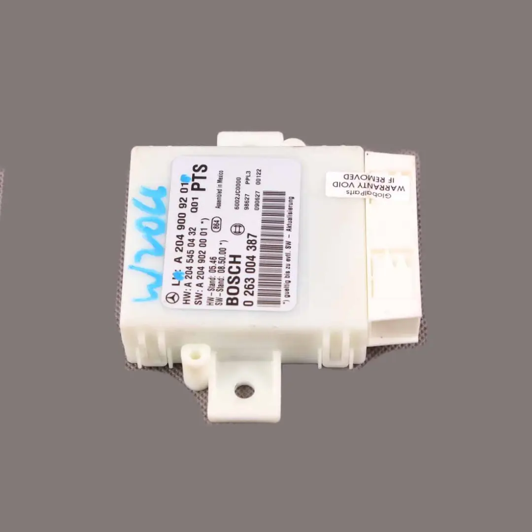 Module Parktronic commande capteurs stationnement Mercedes W204 PDC pour à propos du numéro de pièce A2049009201 Module Parktronic commande capteurs stationnement Mercedes W204 PDC - SKU A2049009201 - Numéro de pièce A2049009201