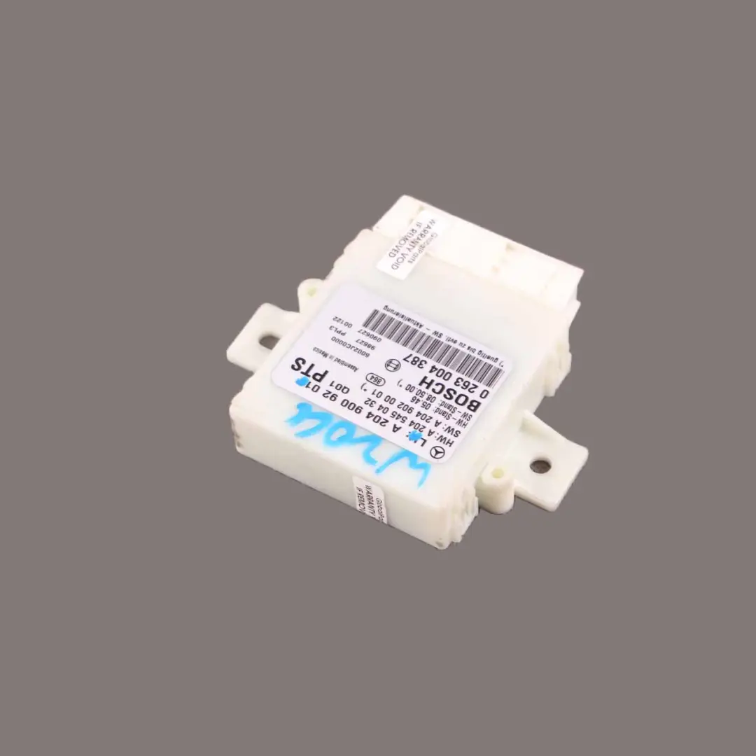  Modul Parktroni Mercedes W204 PDC Sensori parcheggio Unità controllo - SKU A2049009201 - Numero di parte A2049009201
