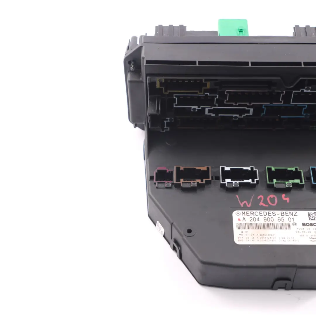  Scatola fusibili Mercedes W204 Modulo controllo relè SAM posteriore - SKU A2049009501 - Numero di parte A2049009501