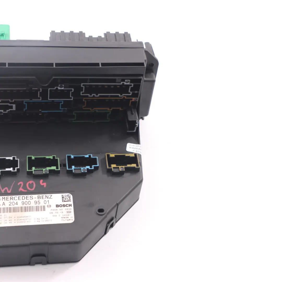Fuse Box Mercedes W204 Rear SAM Relay Control Unit Module  - SKU A2049009501 - Part number A2049009501
