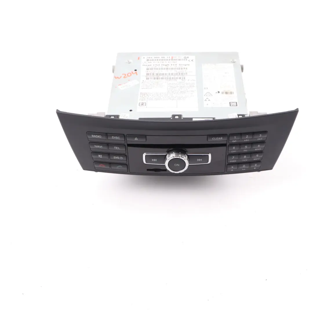 Reproductor CD Radio Principal Navegación Satélite para Mercedes W204 con número de pieza A2049009614 Mercedes W204 Reproductor CD Radio Principal Navegación Satélite - SKU A2049009614 - Número de pieza A2049009614