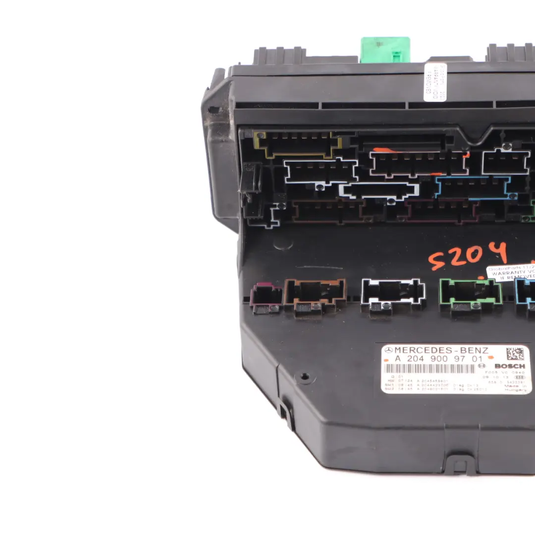 Scatola fusibili anteriore Modulo SAM Unità relè per Mercedes W204 con numero di parte A2049009701 Mercedes W204 Scatola fusibili anteriore Modulo SAM Unità relè - SKU A2049009701 - Numero di parte A2049009701