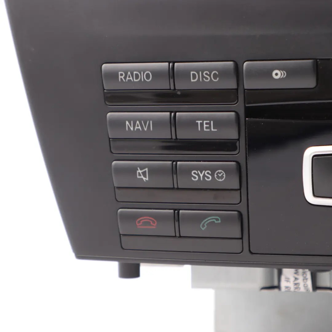 Mercedes W204 Navegación Radio Reproductor Unidad principal - SKU A2049009907-1 - Número de pieza A2049009907