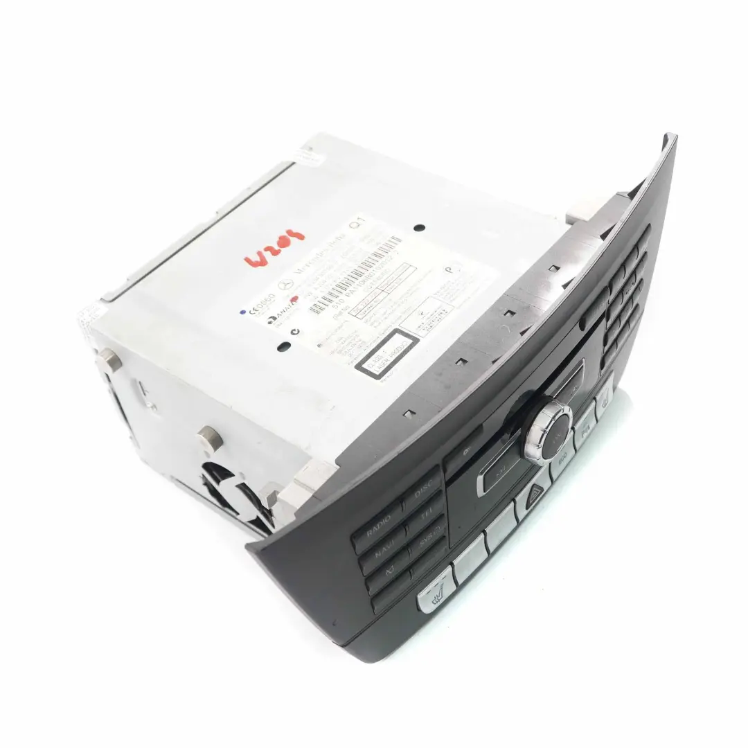 Mercedes W204 Navigation Radio Player Head Unit Hazard Seat Switch - SKU A2049009907 - Part number A2049009907