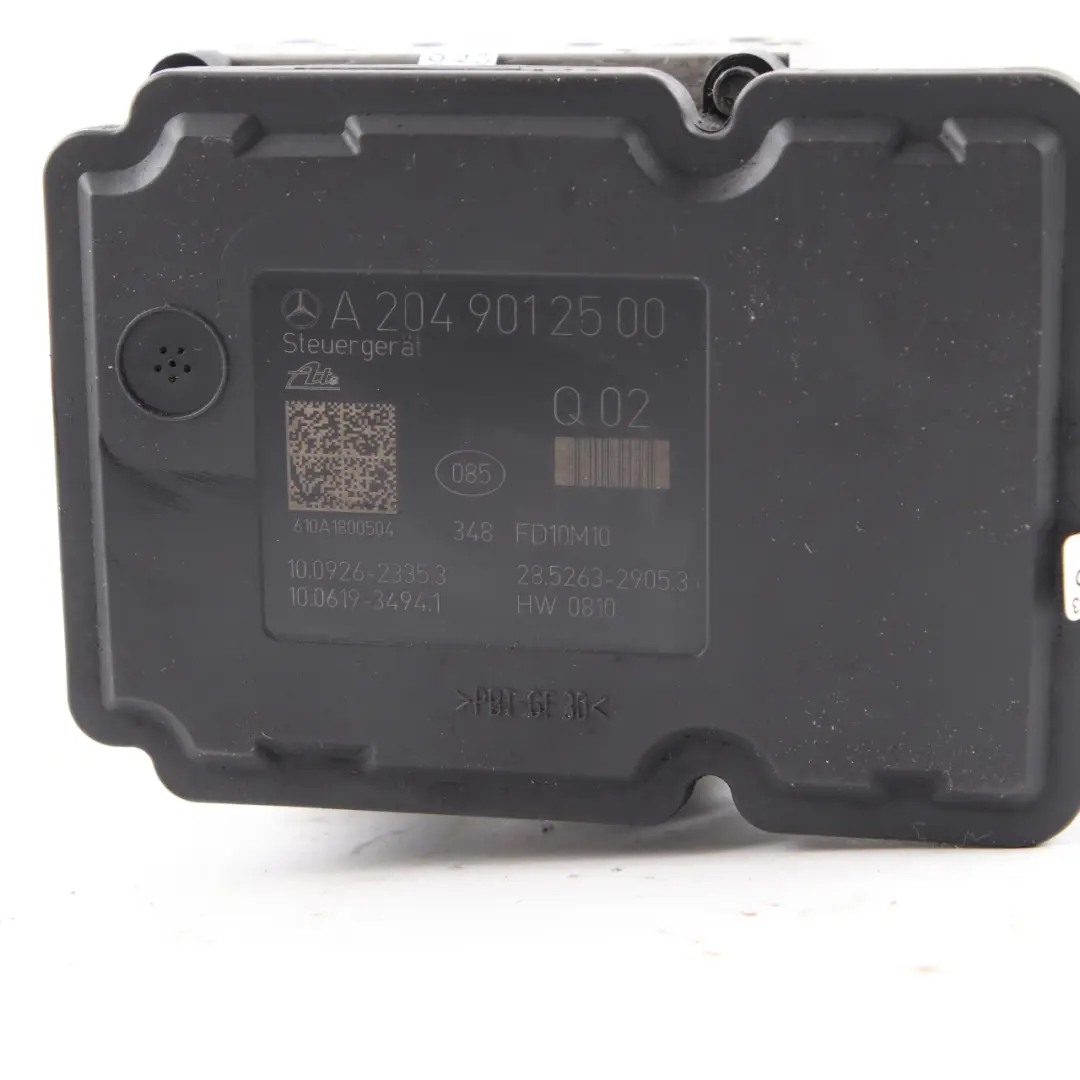 Bomba Freno ABS Unidad Frenado Hidráulico A2044312012 para Mercedes W204 con número de pieza A2049012500 Mercedes W204 Bomba Freno ABS Unidad Frenado Hidráulico A2044312012 - SKU A2049012500-1 - Número de pieza A2049012500
