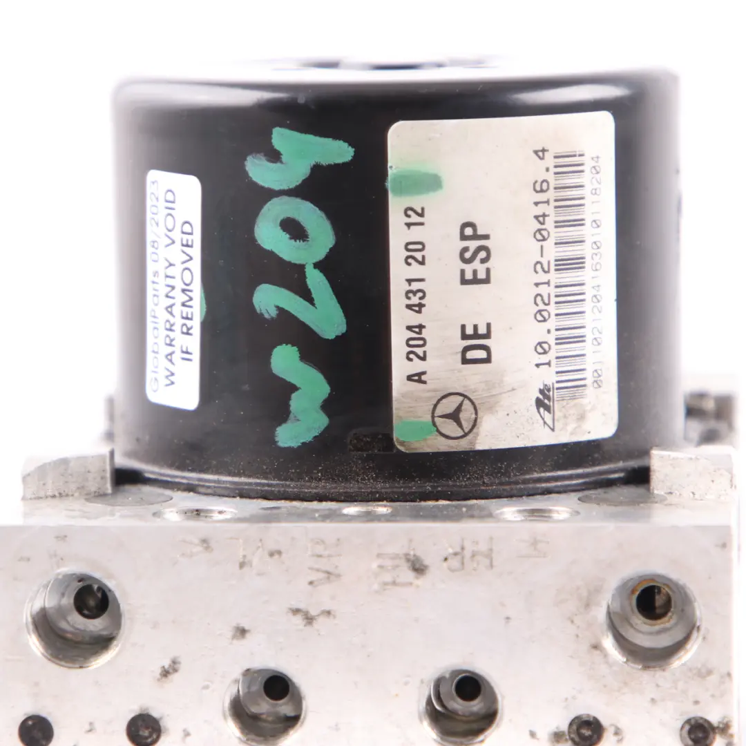 Mercedes W204 Brake Pump ABS ESP Hydraulic Braking Unit A2044312012 - SKU A2049012500-1 - Part number A2049012500