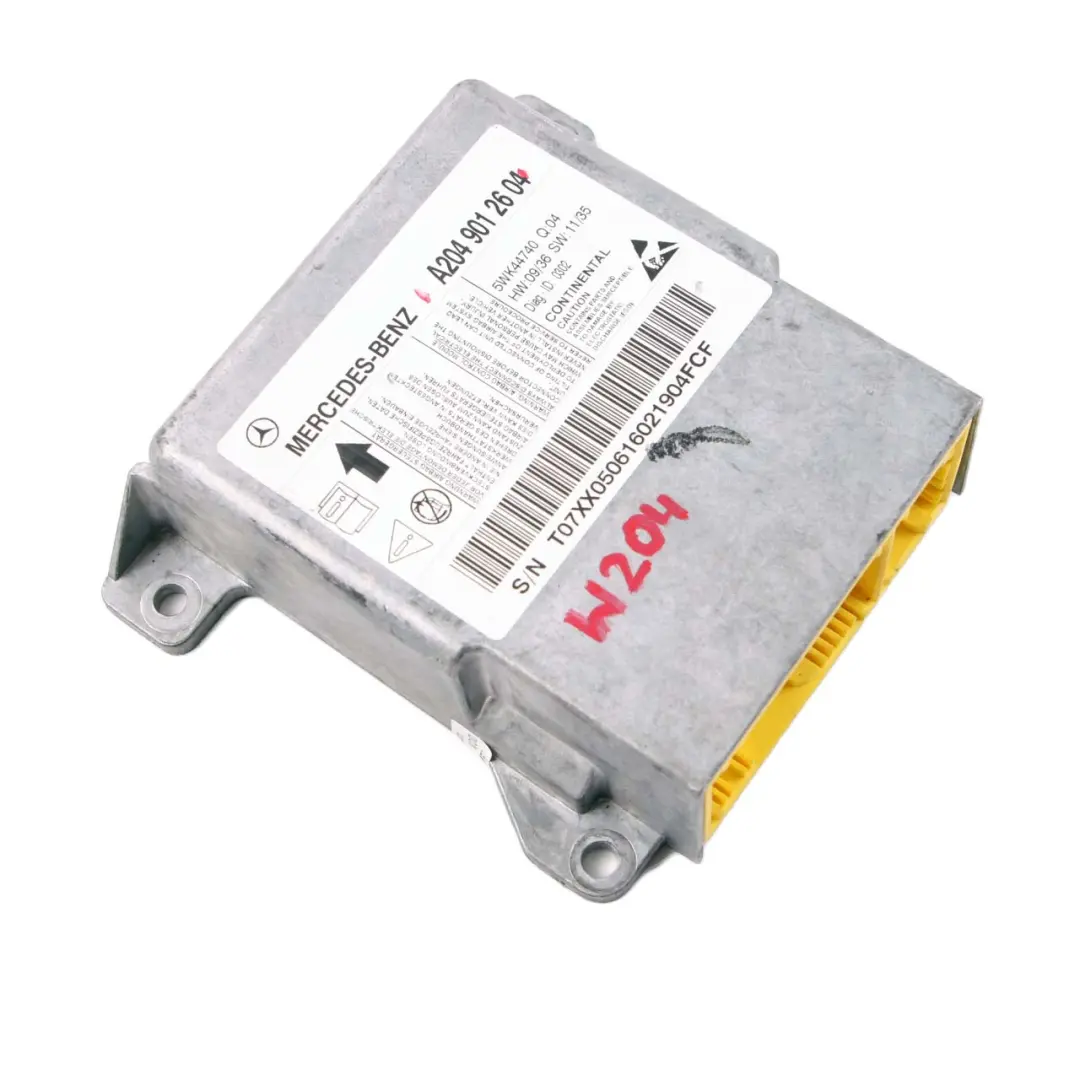 Mercedes W204 Sensor Moduł Poduszek Powietrznych Airbag - SKU A2049012604 - Numer Części A2049012604