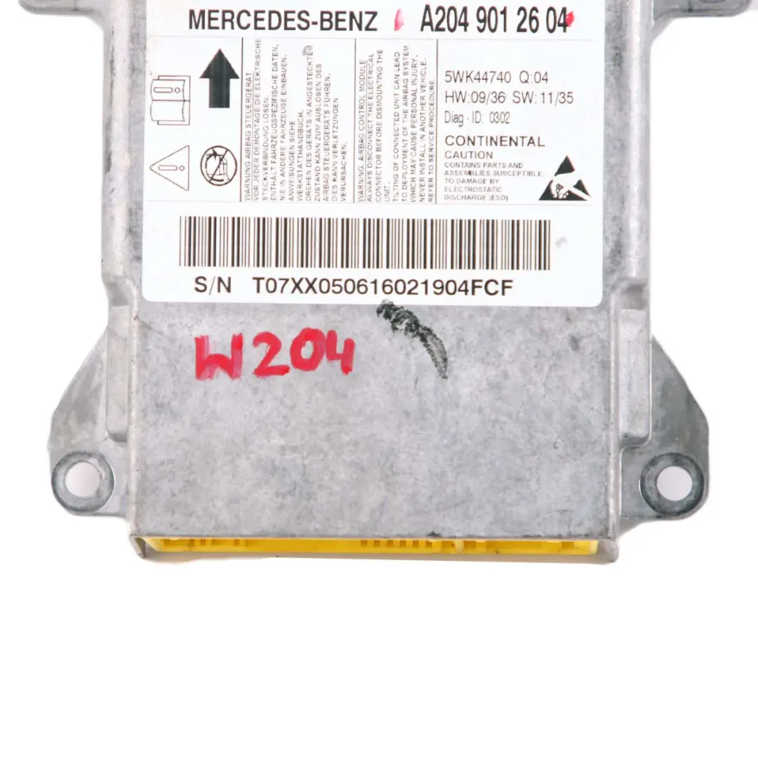 Mercedes W204 Parking Control Unit Module ECU - SKU A2049012604 - Part number A2049012604