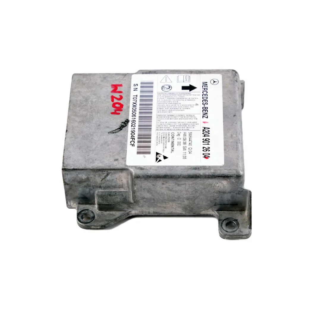 Unidad de Control de Aparcamiento Módulo ECU para Mercedes W204 con número de pieza A2049012604 Mercedes W204 Unidad de Control de Aparcamiento Módulo ECU - SKU A2049012604 - Número de pieza A2049012604