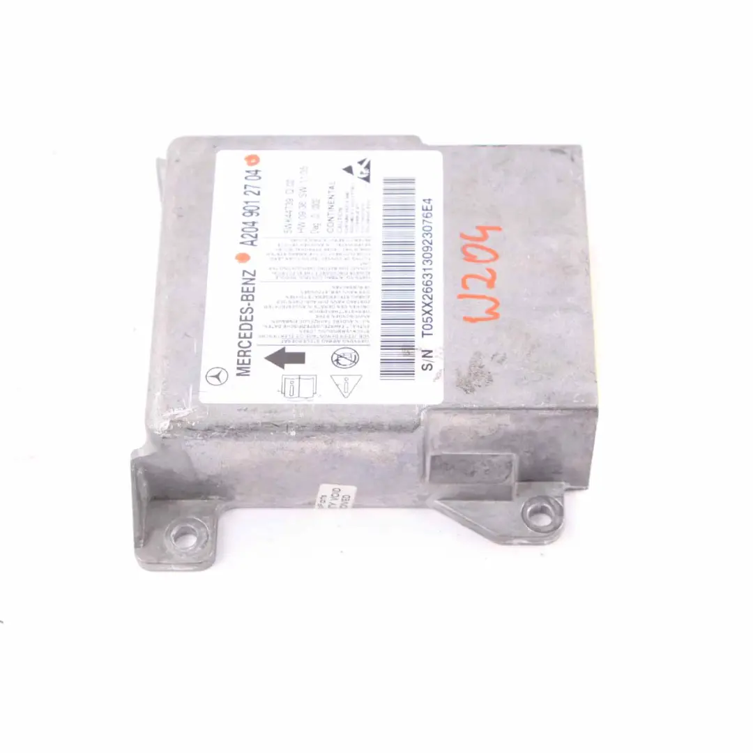 Mercedes W204 ECU Control Unit Crash Impact Sensor Module Airbag - SKU A2049012704 - Part number A2049012704